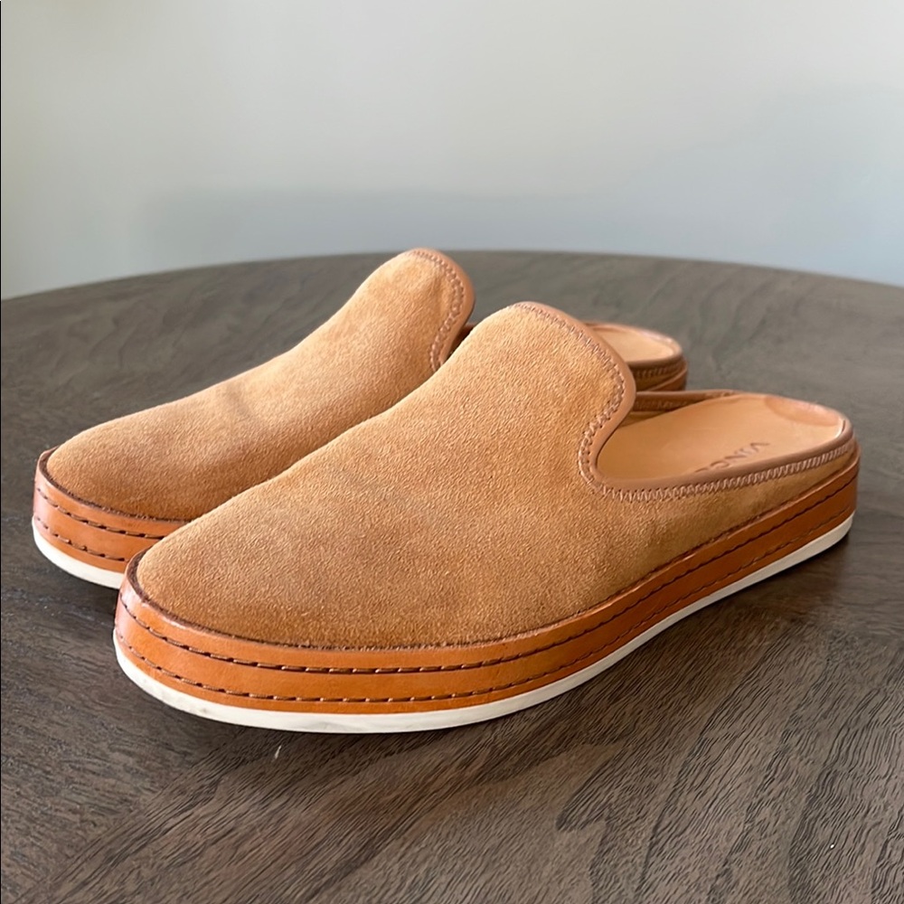 Vince Suede Mules Sz 6